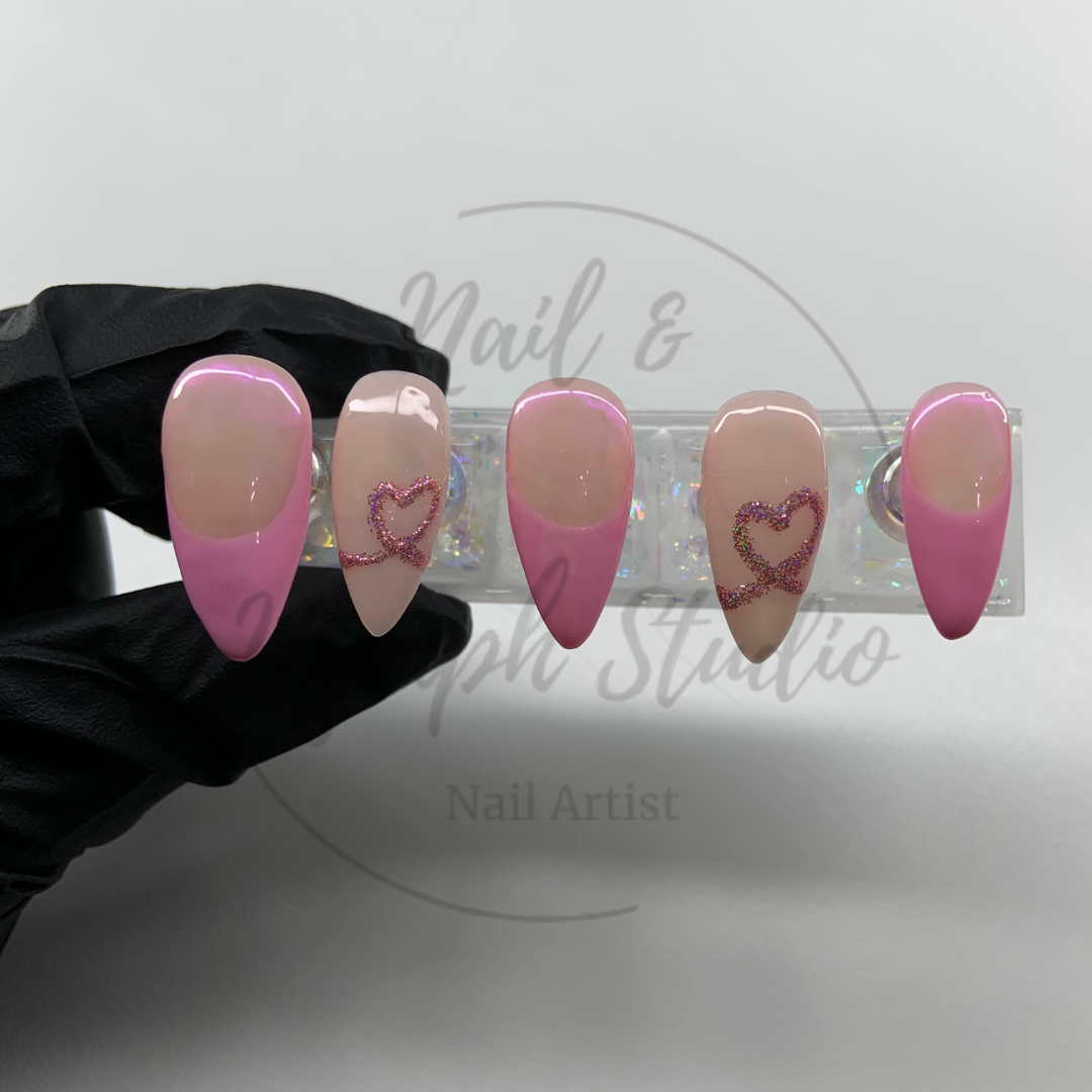Pretty In Pink Press On Nails
